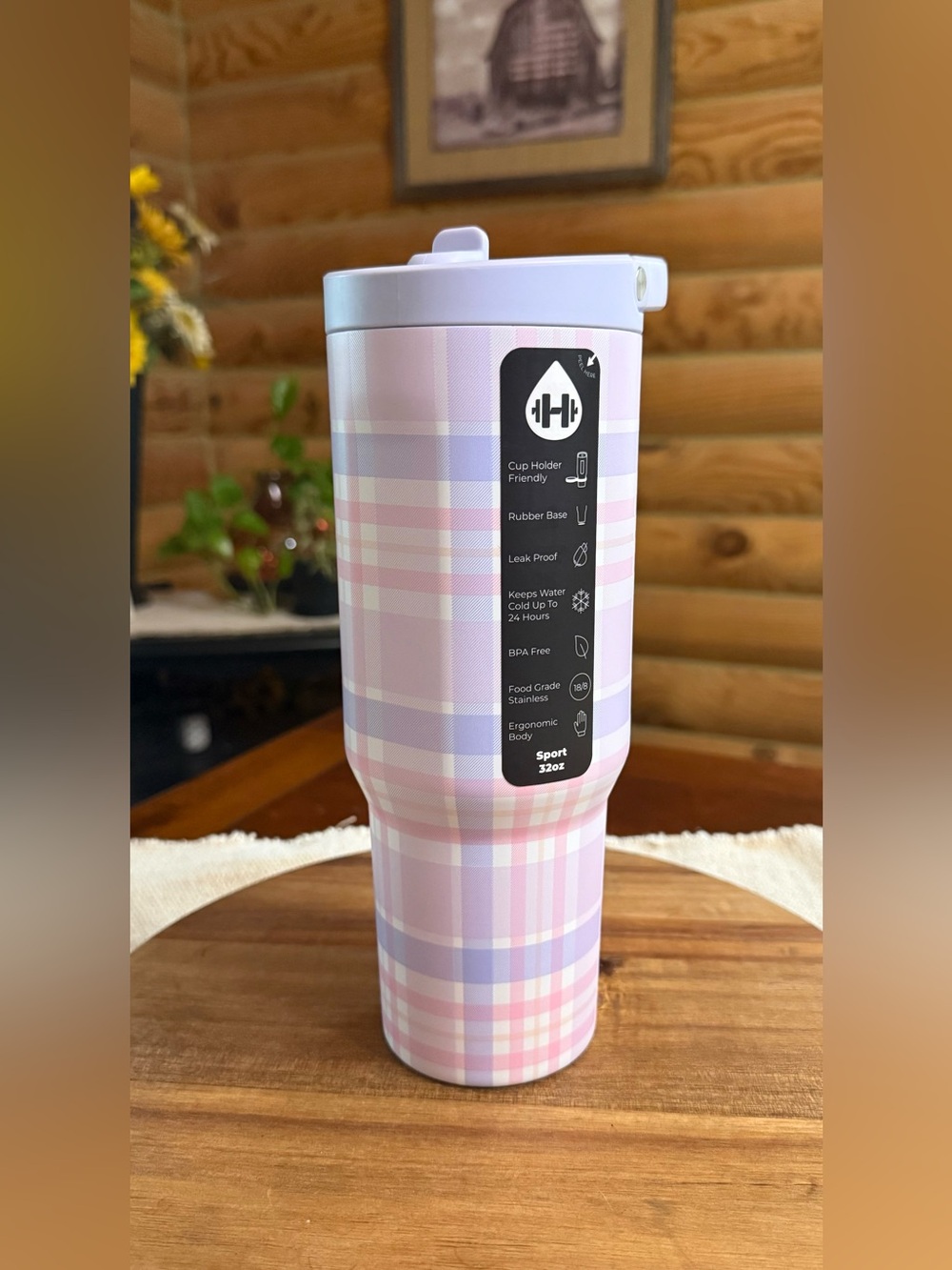 LAVENDER DREAMS HydroJug 32oz Sport Water Bottle • LEAKPROOF